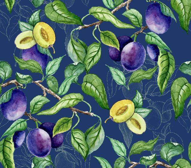 Plum branch 1